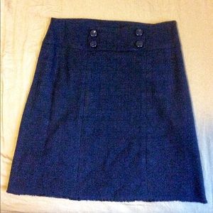 Ann Taylor Navy Blue skirt size 0